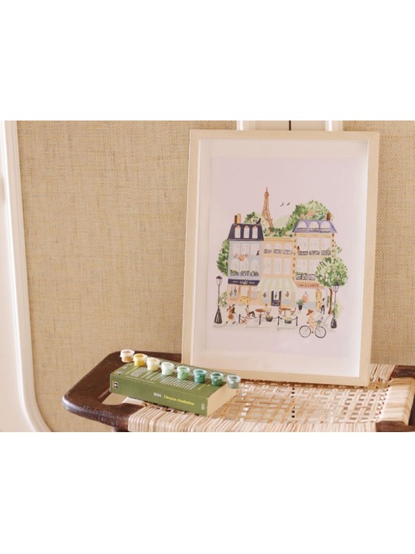 Petit pinceau - Paris par Sabina Fenn - peinture au numéro