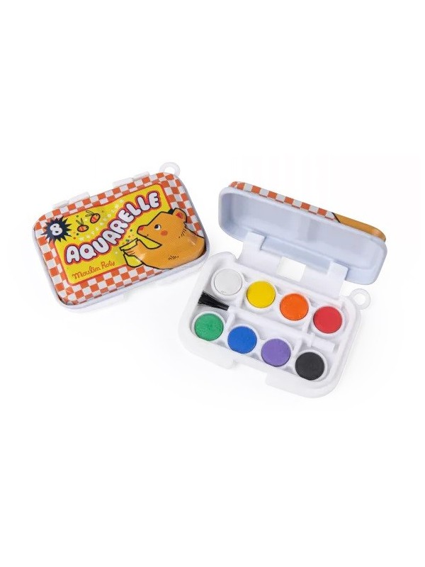 Mini palette aquarelle jaune Les petites merveilles