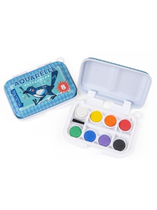 Mini palette aquarelle bleue Les petites merveilles