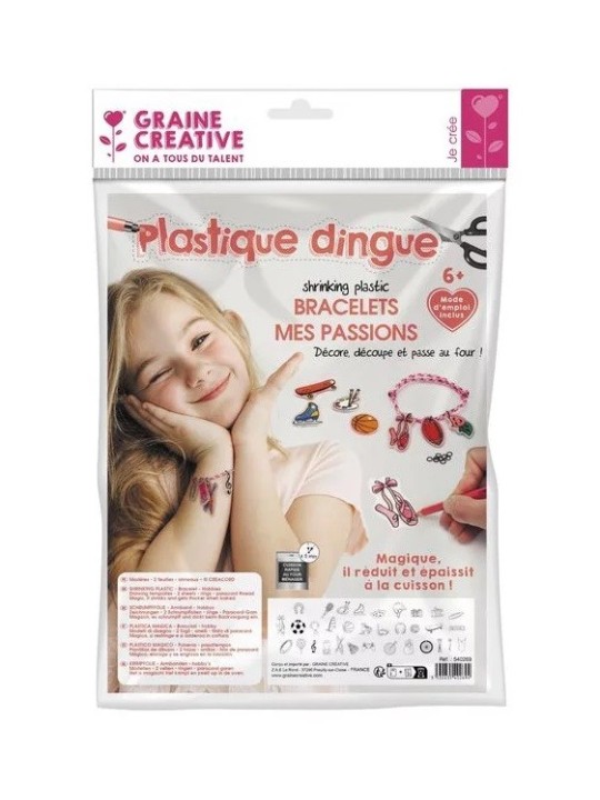 Kit plastique dingue Bracelets mes passions