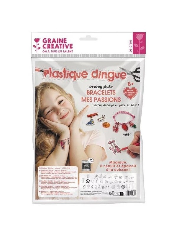 Kit plastique dingue Bracelets mes passions