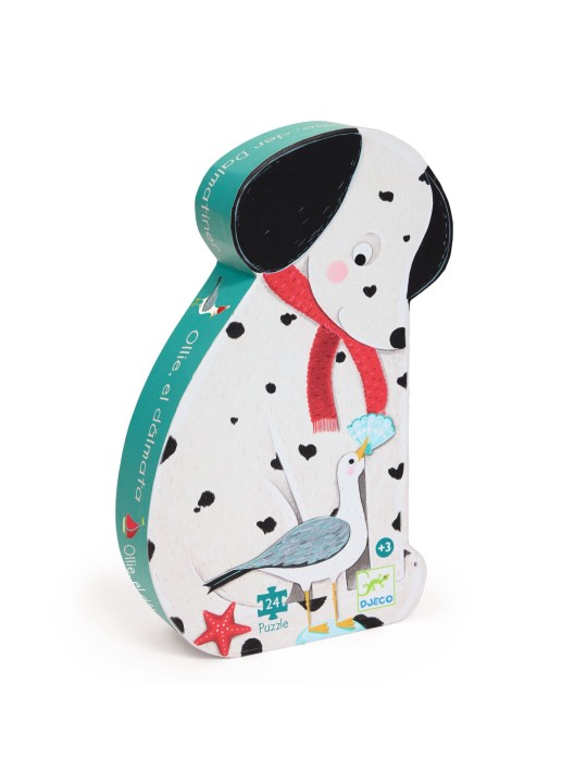 Puzzle silhouette - Ollie le dalmatien - 24 pièces
