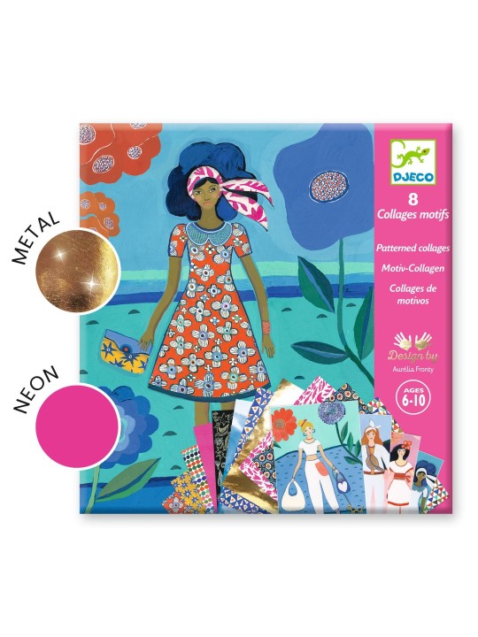 Tendance wax - Collage de motifs