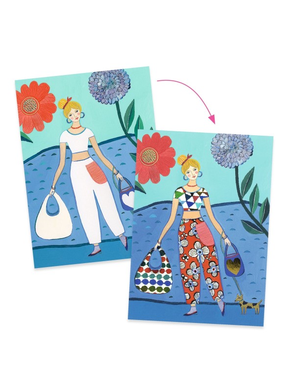 Tendance wax - Collage de motifs