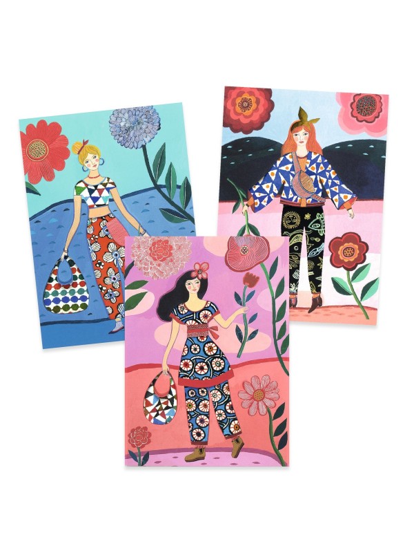 Tendance wax - Collage de motifs