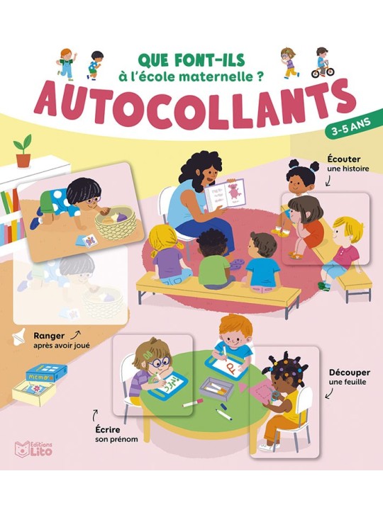 Autocollants - Que font-ils à l'école maternelle ?