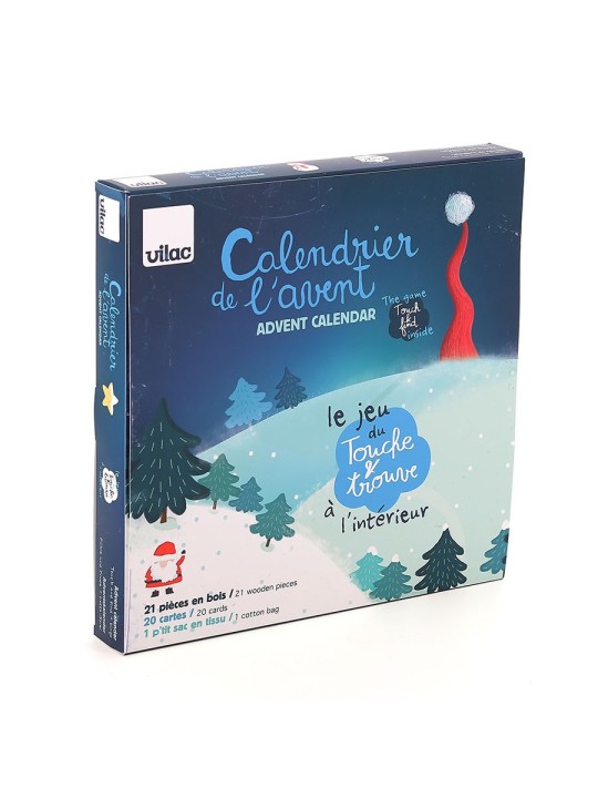 Calendrier de l'avent Touche et trouve