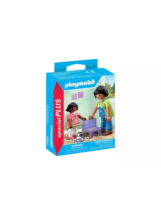 Special plus - Activité peinture entre maman et enfant