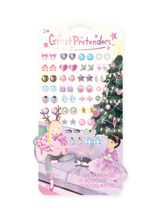 Boucles d'oreille autocollantes Holiday (30 paires)