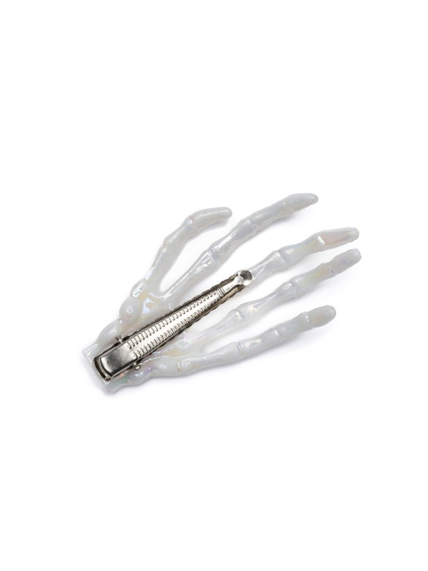 Barrette main de squelette