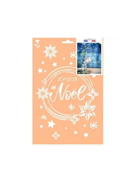 Pochoir A4 - Joyeux Noël