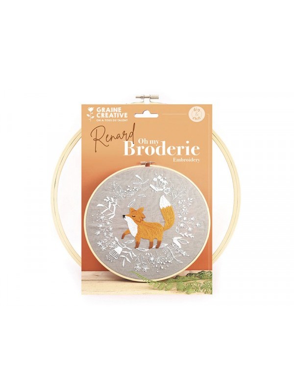 Kit broderie renard