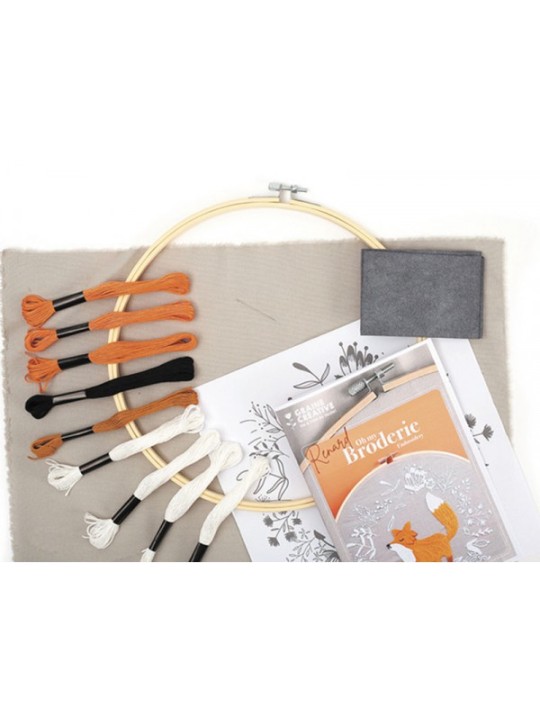 Kit broderie renard