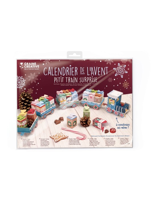 Calendrier de l'avent petit train surprise
