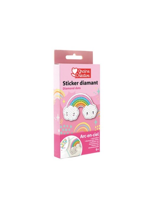 Kit diamant mosaïque sticker Arc-en-ciel