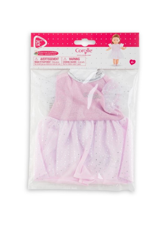MC Robe rose à paillettes