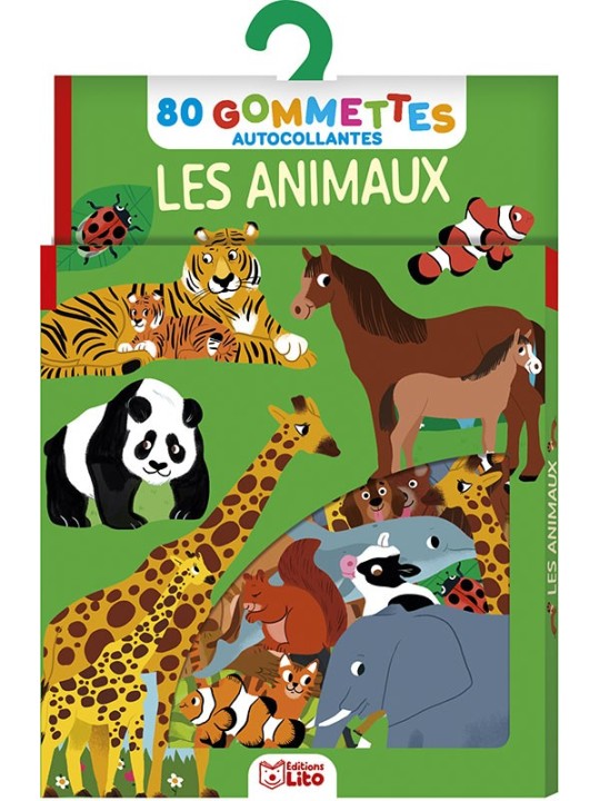 80 gommettes - Les animaux