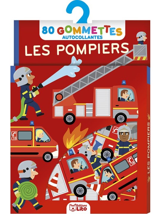 80 gommettes - Les pompiers