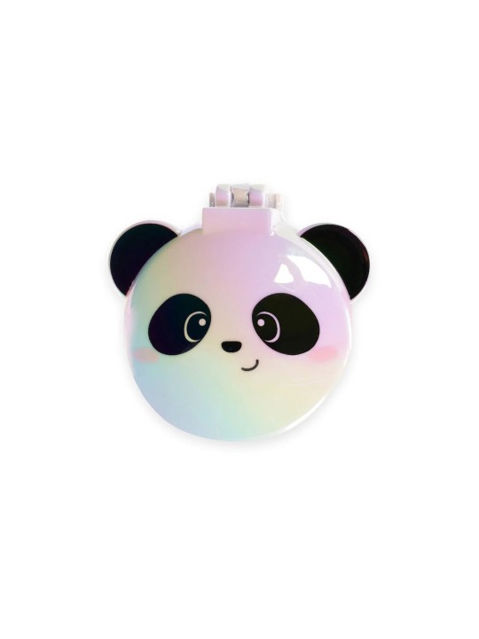 Brosse à cheveux avec miroir panda