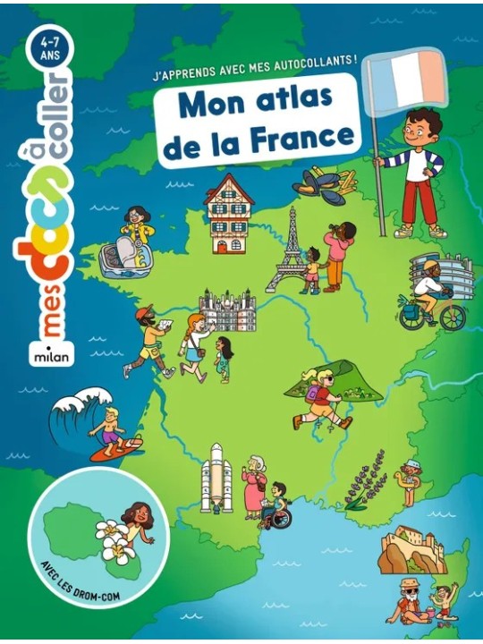 Mes docs à coller -  Mon atlas de France