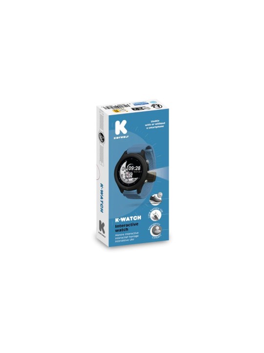 Montre interactive bleue