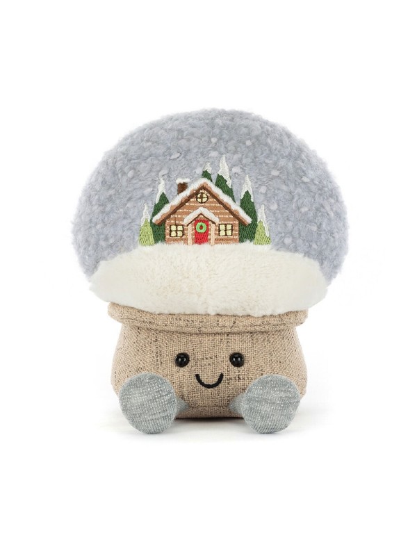 Amuseable snow globe