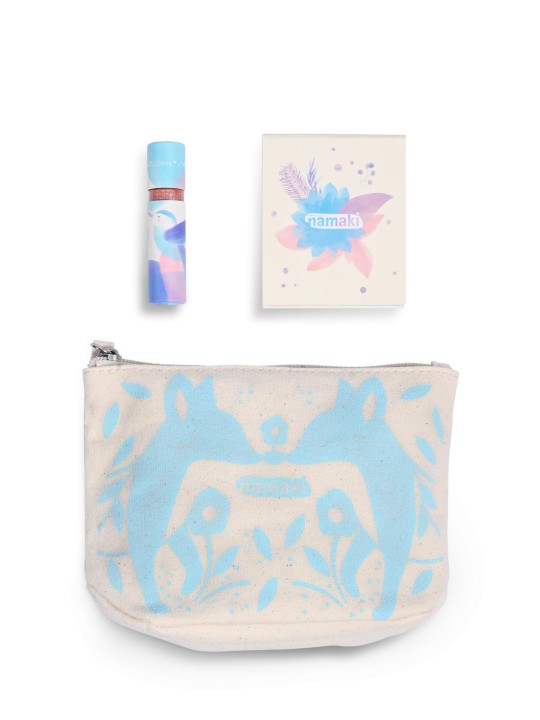 Trousse scintillante bleue