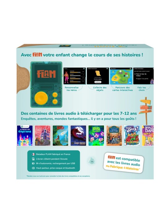 Pack duo Flam + coque verte