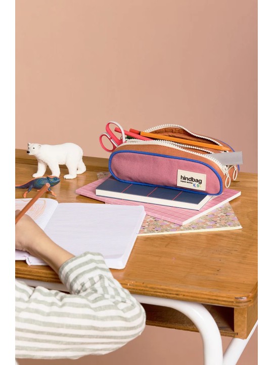 Trousse Malo tricolore rose blush