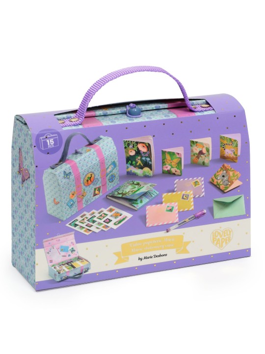Valise papeterie Marie