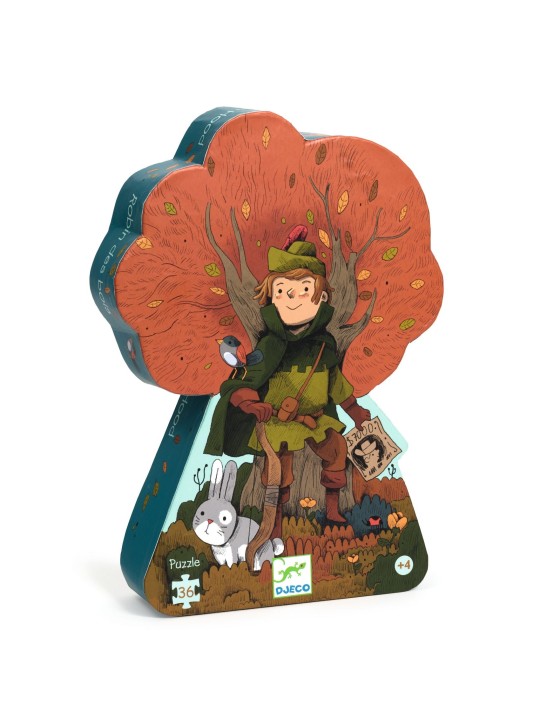Puzzle silhouette - Robin des Bois - 36 pièces