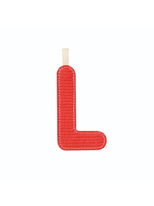 Lettre L rouge phosphorescente