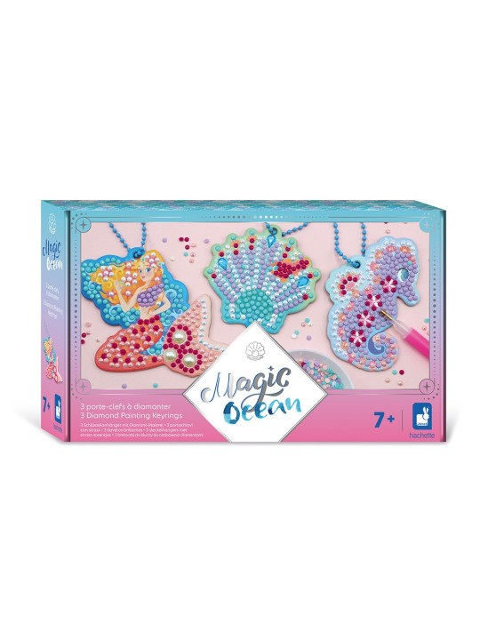 Magic ocean - 3 porte-clés à diamanter
