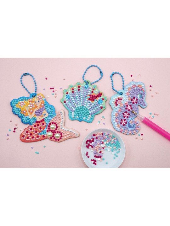 Magic ocean - 3 porte-clés à diamanter