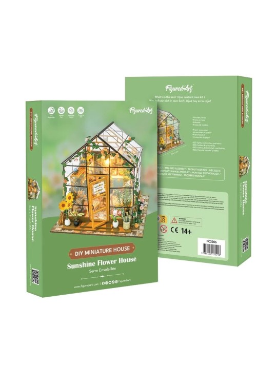 Miniature house - Sunny greenhouse