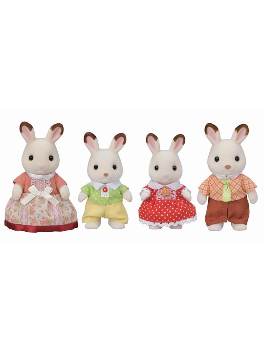 Famille lapin chocolat