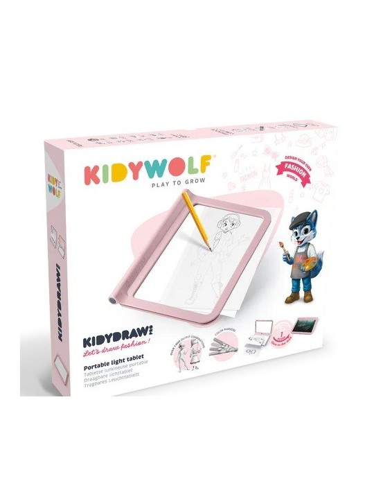 Tablette lumineuse nomade rose