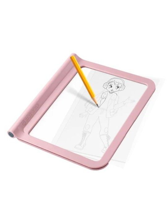 Tablette lumineuse nomade rose