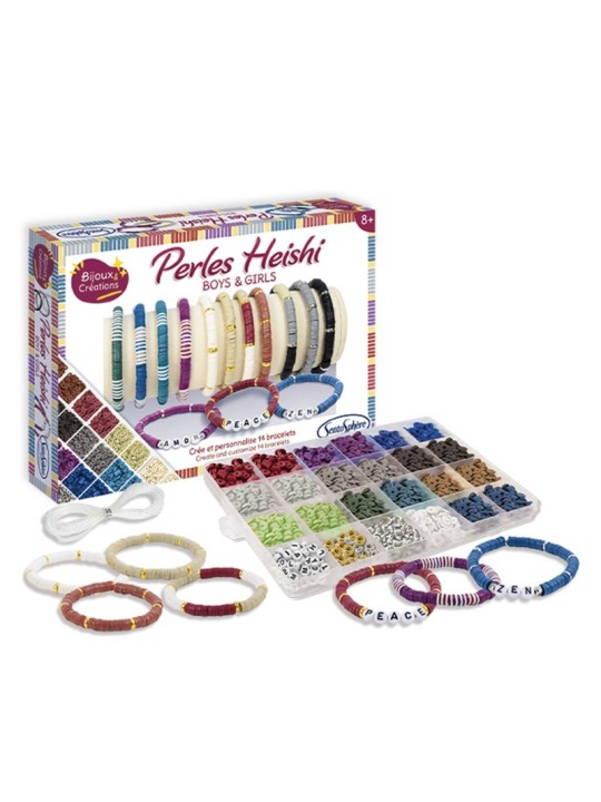 Bracelets perles heishi - Boys & girls