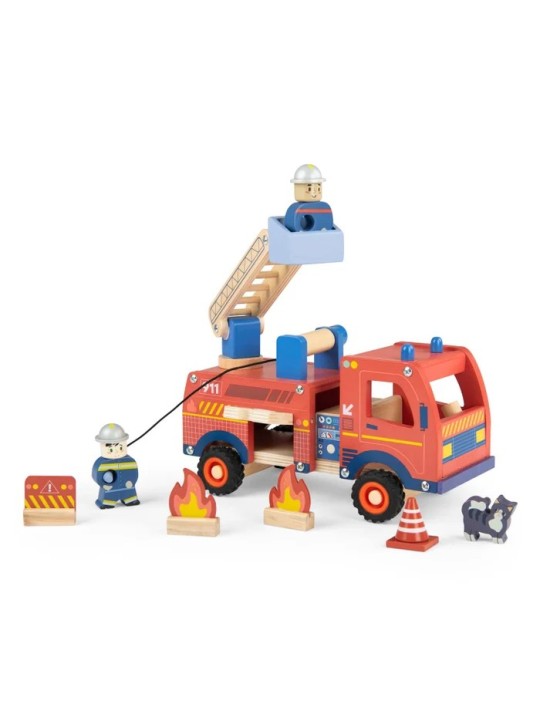 Camion de pompiers avec accessoires Avenue du Moulin