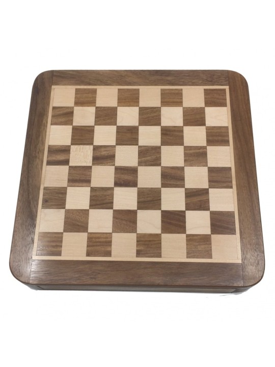 Jeu d'échecs tiroir 25 cm