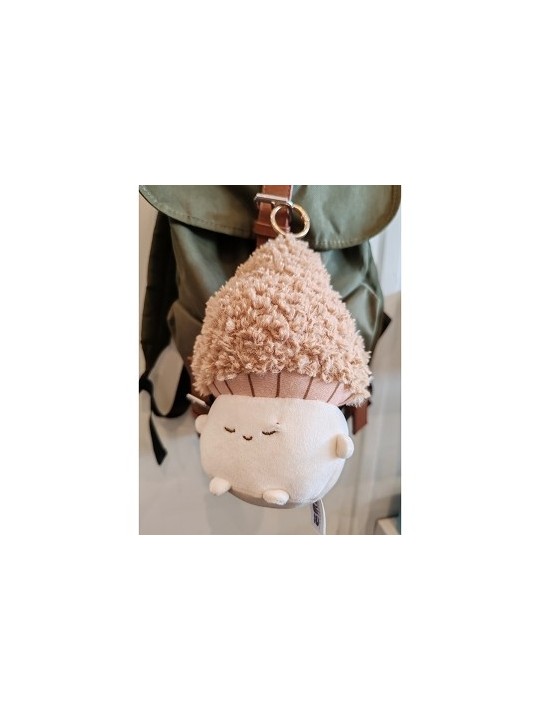 Porte-clés peluche morille