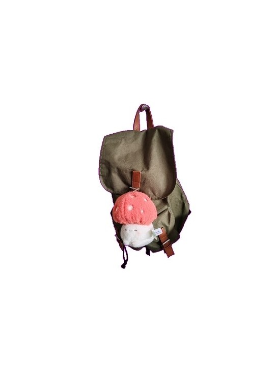 Porte-clés peluche champignon