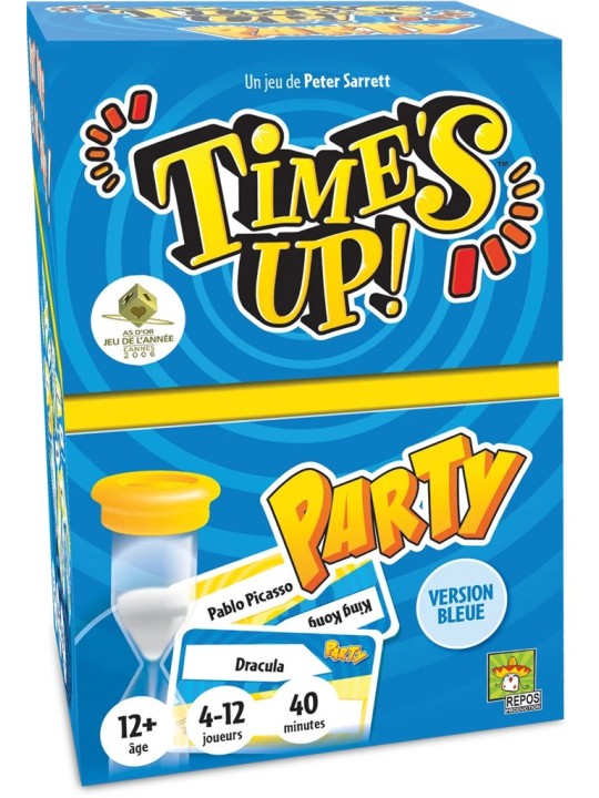 Time's up Party bleu