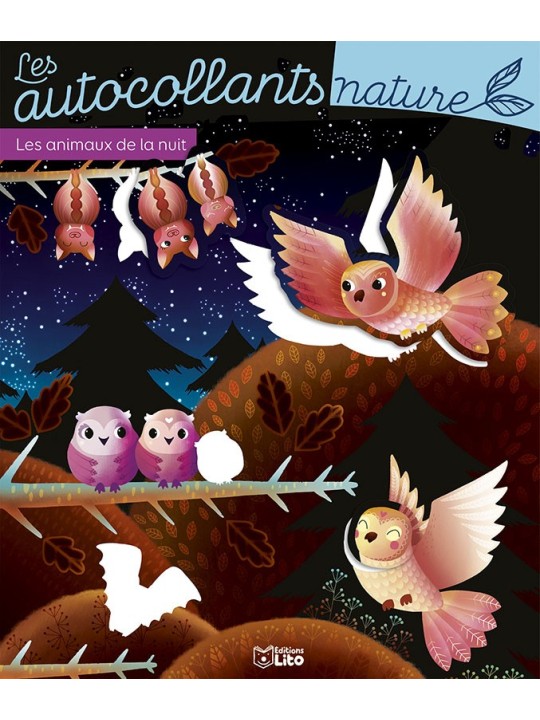 Autocollants nature - Les animaux de la nuit