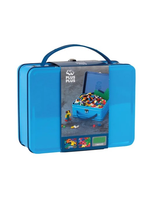 Plus plus - Valisette (métal) 600 pièces basic & néon