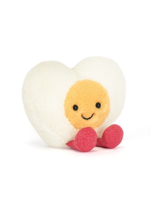 Amuseable heart boiled egg