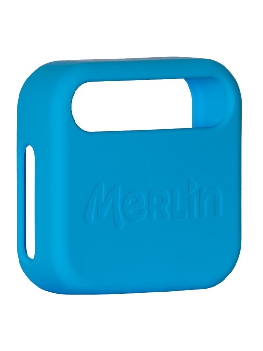 Coque Merlin bleu azur