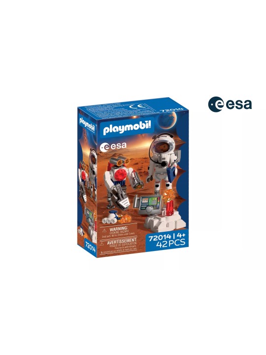 City action - Astronaute de l'ESA avec robot