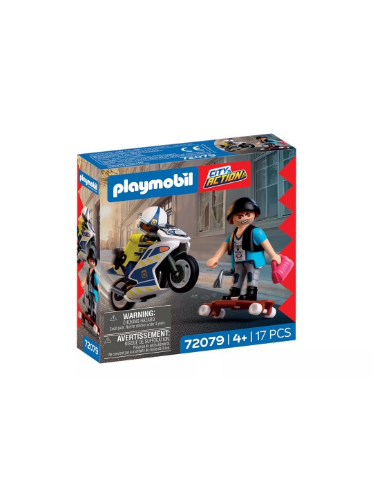 City action - Course poursuite en moto